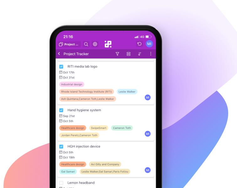 infinity mobile apps
